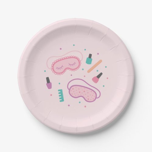 Sweet Sleep Masks Paper Plates