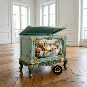 Sweet Sleeping Bunny Nursery Easter Decoupage Tissue Paper