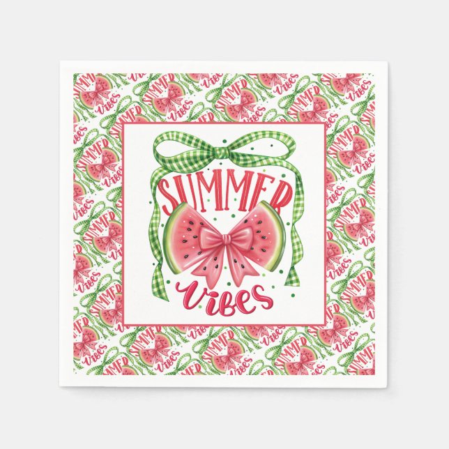 Sweet Slice of Summer Napkins (Front)