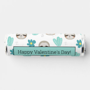 Sweet Sloth Floral Pattern Breath Savers® Mints