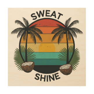 sweet smile shine wood wall art