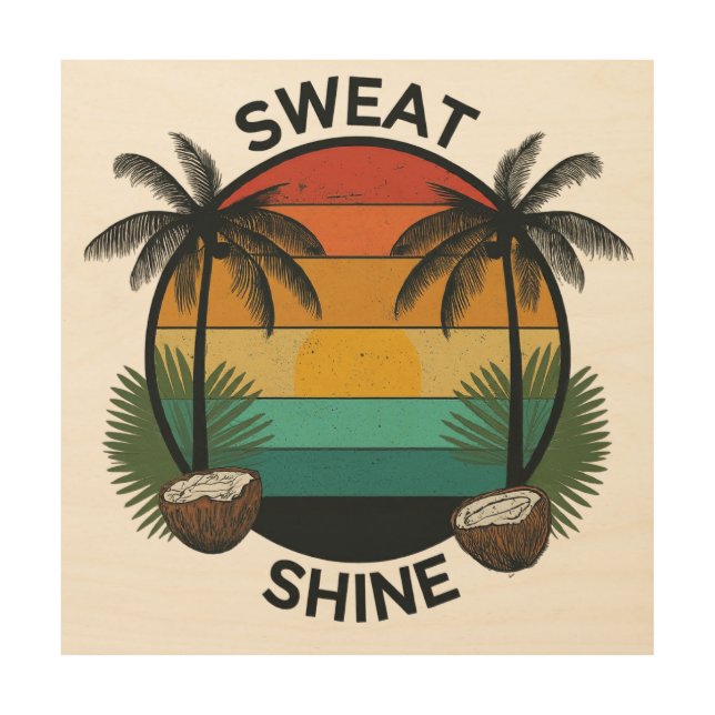 sweet smile shine wood wall art (Front)