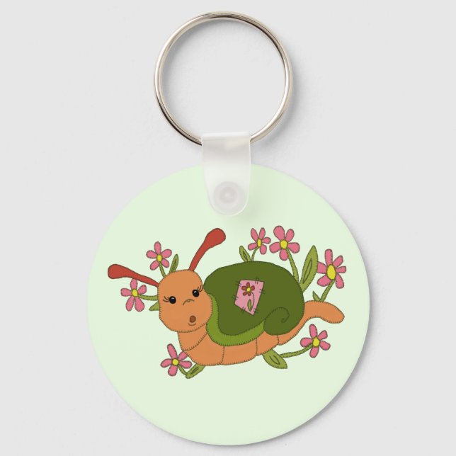 sweet snail keychain (Front)