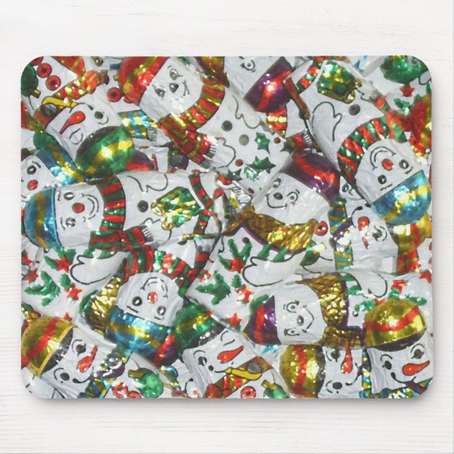 Sweet Snowmen mousepad horizontal (Front)