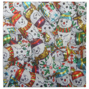 Sweet Snowmen napkin cloth