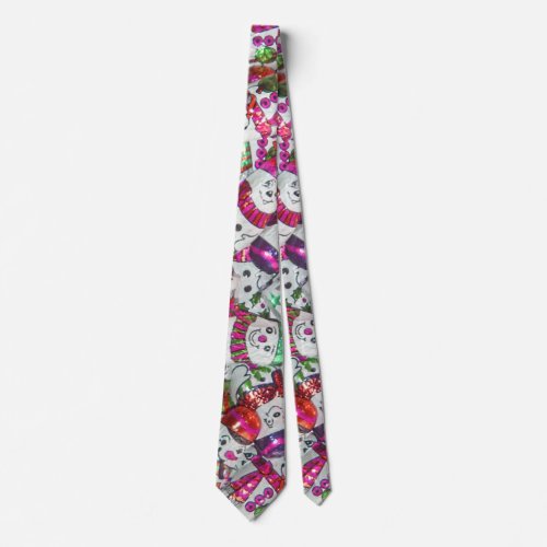 Sweet Snowmen Pink tie