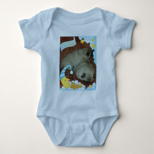 Sweet Snuggle Puggle Dreams Baby Bodysuit