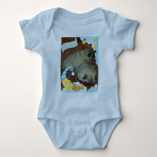 Sweet Snuggle Puggle Dreams Baby Bodysuit