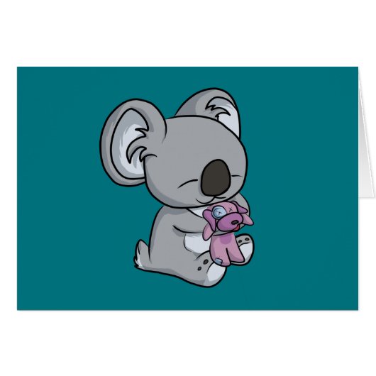 Sweet Snuggles! Koala Cards (Front Horizontal)