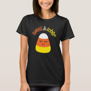 Sweet & Sober Cute Candy Corn T-Shirt