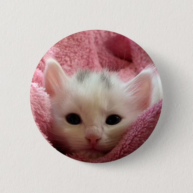 Sweet soft kitty button (Front)