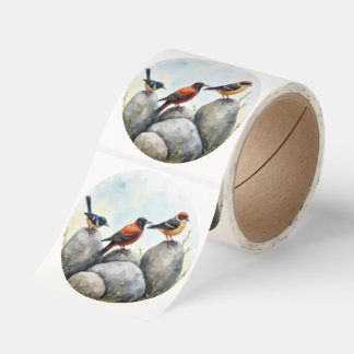 Sweet song Birds Classic Round Sticker