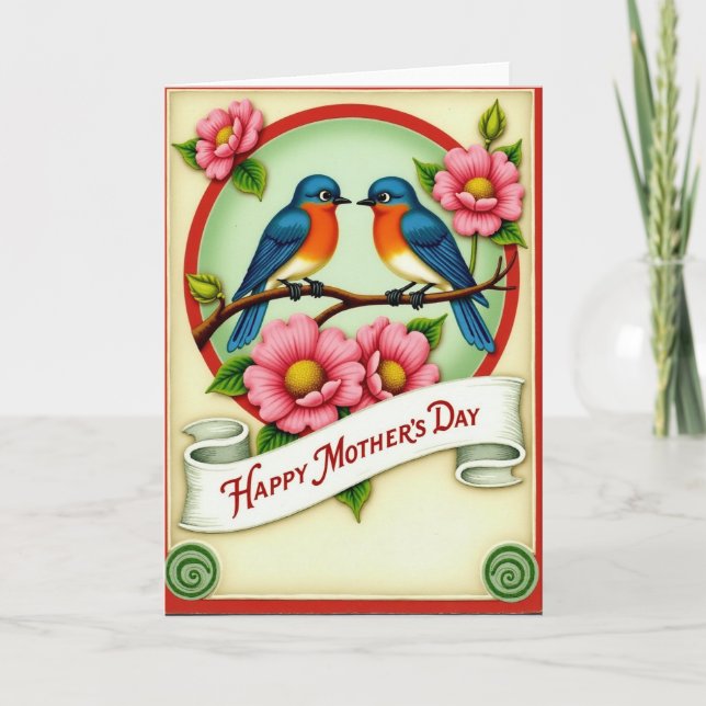 Sweet Songbird Mothers Day Card (Front)