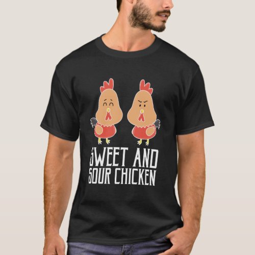 Sweet Sour Chicken Funny Chinese Food Long Sleeve T_Shirt