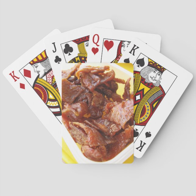 Sweet & Sour Dried Ham [Muu Wan] Poker Cards (Back)