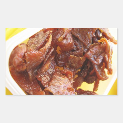 Sweet  Sour Dried Ham Muu Wan Rectangular Sticker