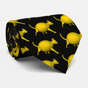 Sweet-sour Lemoncat Neck Tie
