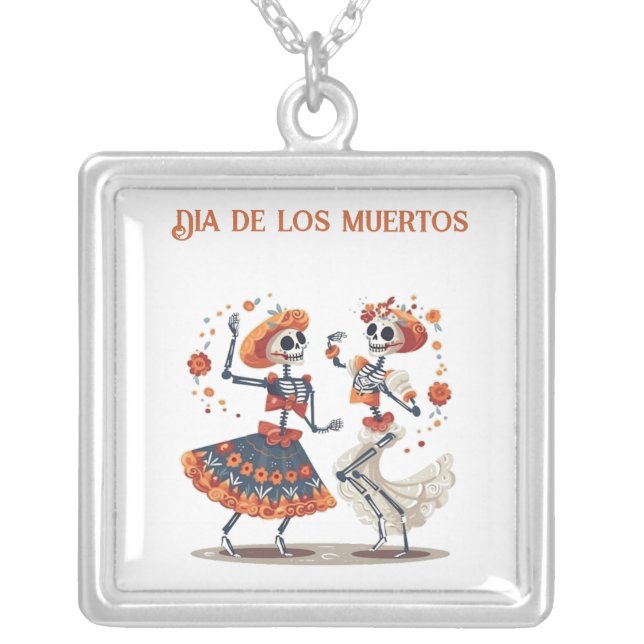 Sweet Spirit Dance, custom Silver Plated Necklace (Front)