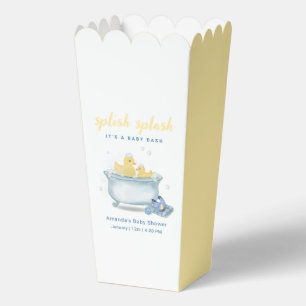 Sweet Splish Splash Mommy Duck Bathtub Baby Shower Favor Boxes