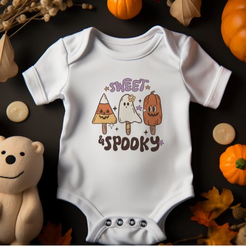 Sweet Spooky Halloween Baby Bodysuit