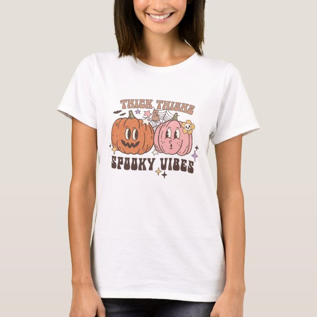 Sweet & Spooky Halloween Popsicle T-Shirt (Front)