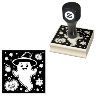 Sweet & Spooky Halloween Stamps: Add a Touch of Ma Rubber Stamp