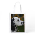 Sweet Spotted Dalmatian Grocery Bag