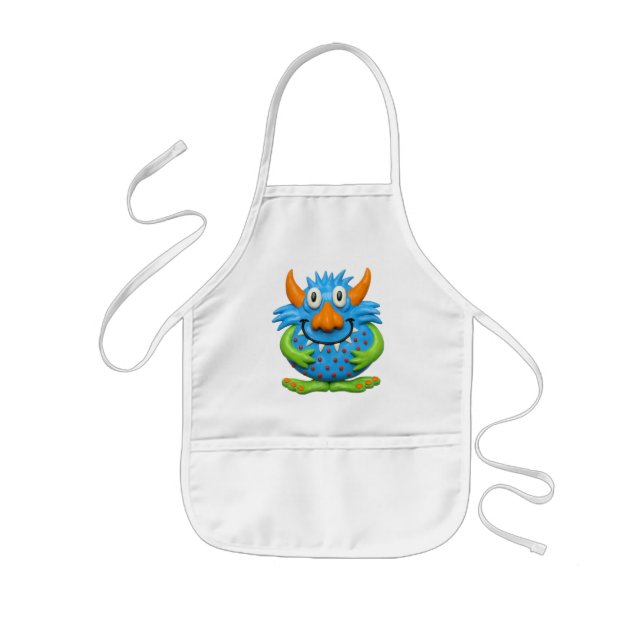 Sweet Spotted Monster Kids' Apron (Front)