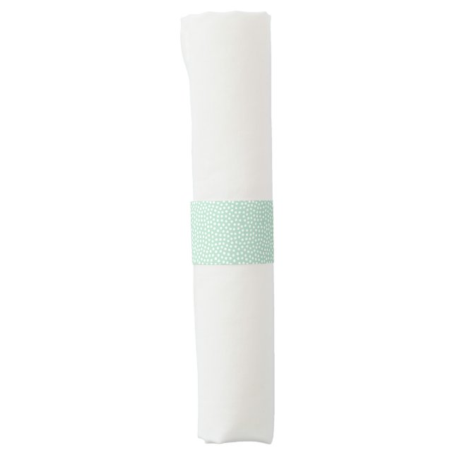 Sweet Sprigs Gender Neutral Baby Shower Napkin Bands (Front)
