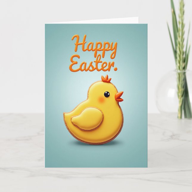 Sweet Spring Chick Greeting Card (Front)