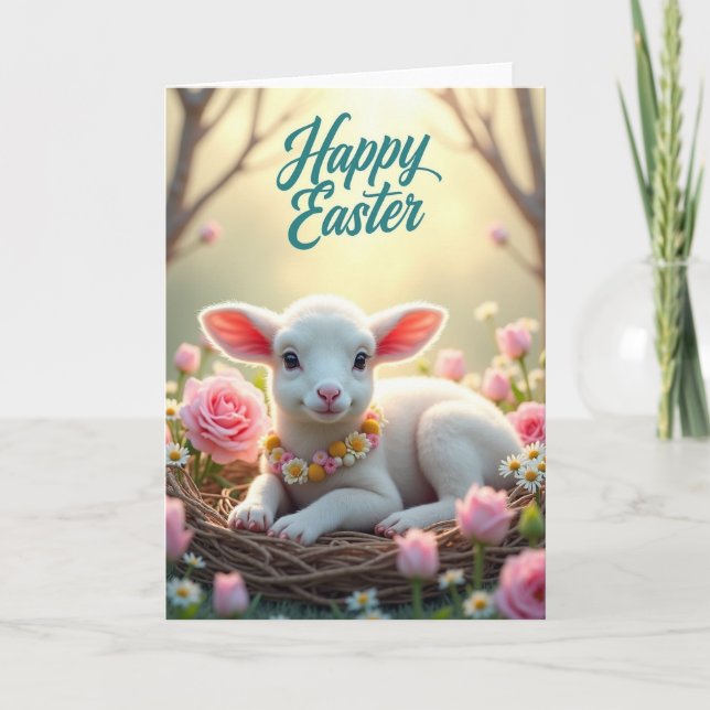 Sweet Spring Lamb Season Card (Front)
