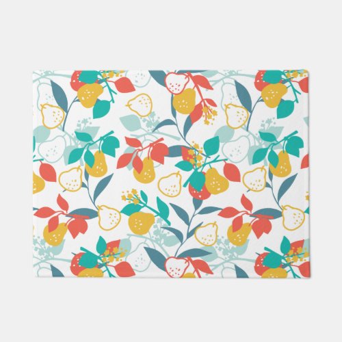 Sweet Spring Pear Fruit Pattern Doormat