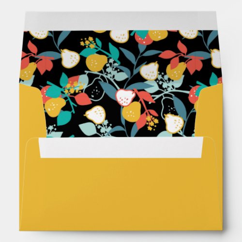 Sweet Spring Pear Fruit Pattern Envelope