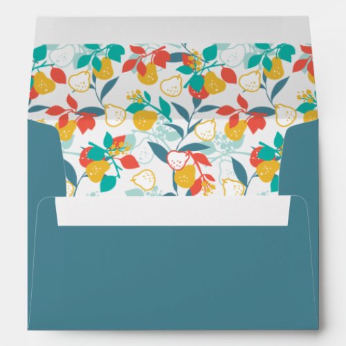 Sweet Spring Pear Fruit Pattern Envelope