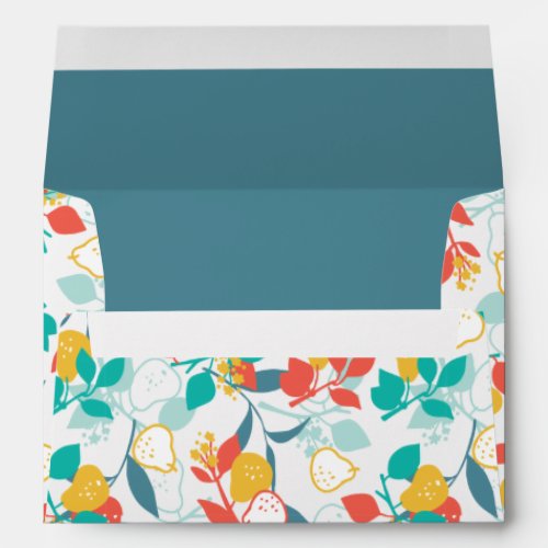 Sweet Spring Pear Fruit Pattern Envelope