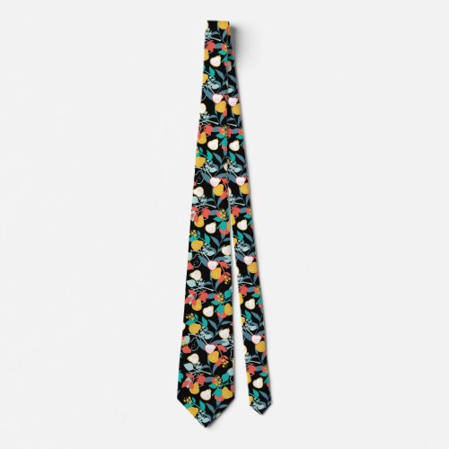 Sweet Spring Pear Fruit Pattern Neck Tie