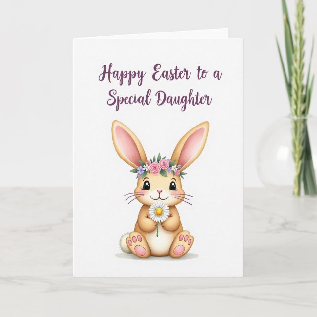 Sweet Spring Rabbit Card (Front)