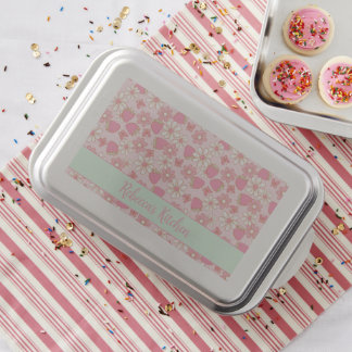 Sweet Spring Strawberries Personalized Cake Pan