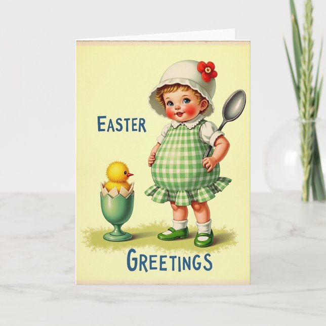 Sweet Springtime Child Card (Front)
