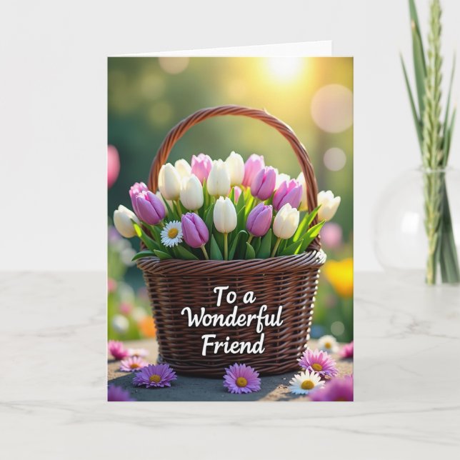 Sweet Springtime Mothers Day Card (Front)