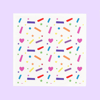 Sweet Sprinkle Birthday Party Theme Napkins