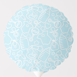 Sweet Sprinkles Blue Balloon