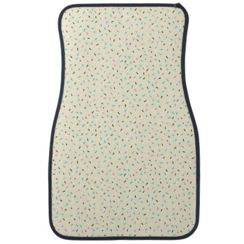 Sweet Sprinkles Car Floor Mats Vanilla Cream