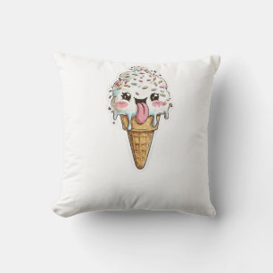 Sweet Sprinkles Graphic Youth Tee Throw Pillow