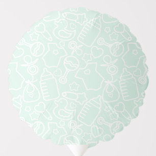 Sweet Sprinkles Green Balloon