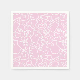 Sweet Sprinkles Pink Napkins