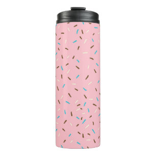 Sweet Sprinkles Thermal Tumbler (Strawberry Pink)