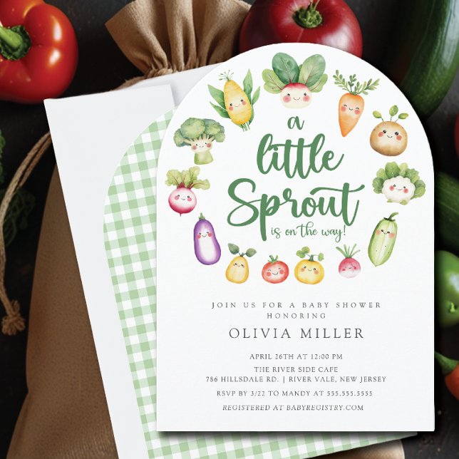  Sweet Sprout Baby Shower Invitation (Creator Uploaded)