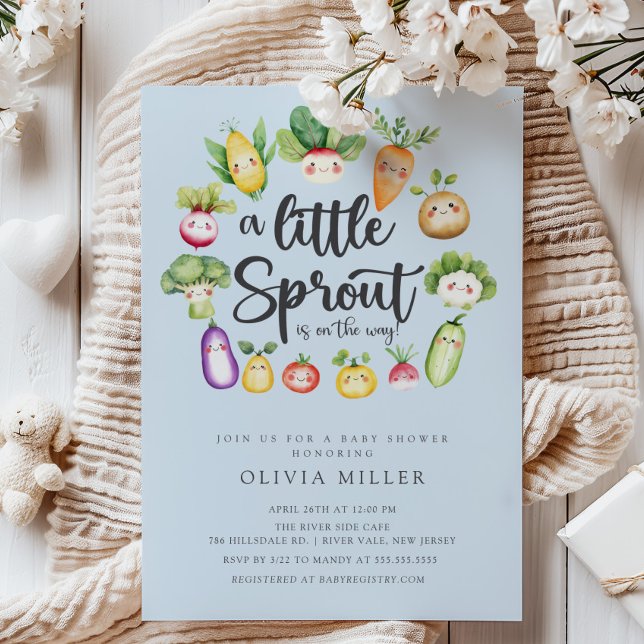  Sweet Sprout Baby Shower Invitation (Creator Uploaded)