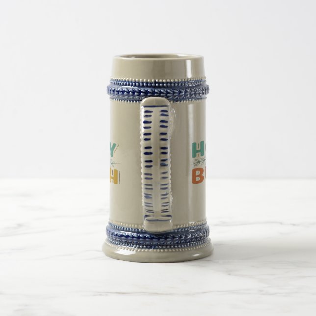 Sweet Squad Goals - "Honey Bunch" Multicolor Tee Beer Stein (Handle)
